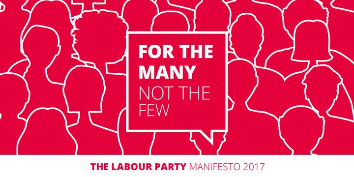 Labour’s campaign message, for the launch of their manifesto.