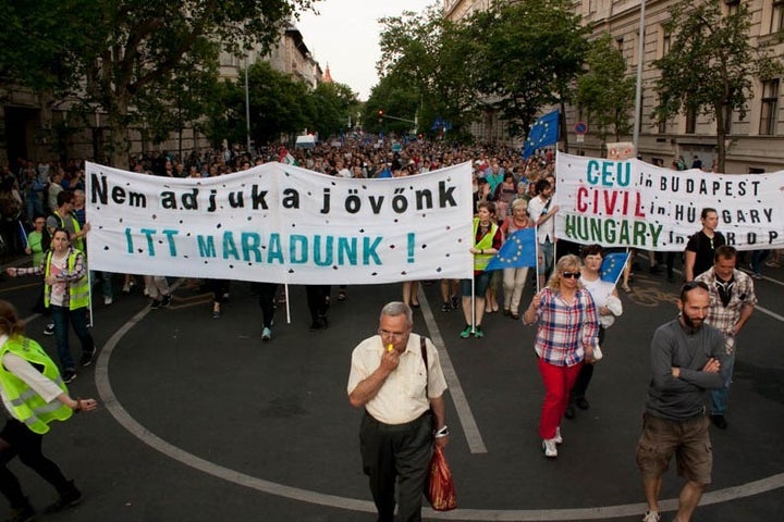 The attack on the CEU has hit a nerve in Hungary.