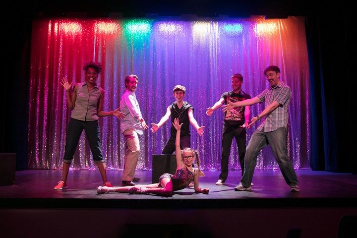 <p>The cast of Chicago Theatre Workshop’s “Little Miss Sunshine”</p>