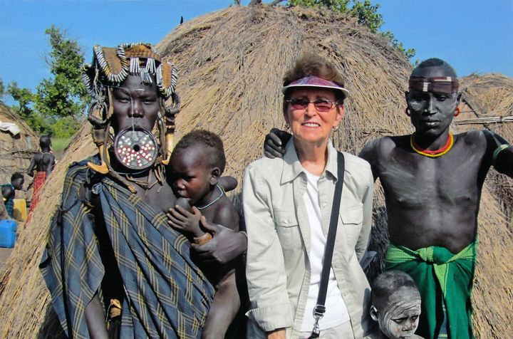 Audrey Walsowrth in the Omo Valley, Ethiopia