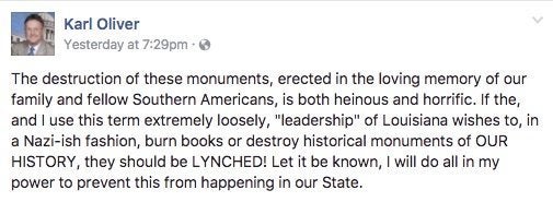 GOP Lawmaker: Lynch Anyone Who Takes Down Confederate