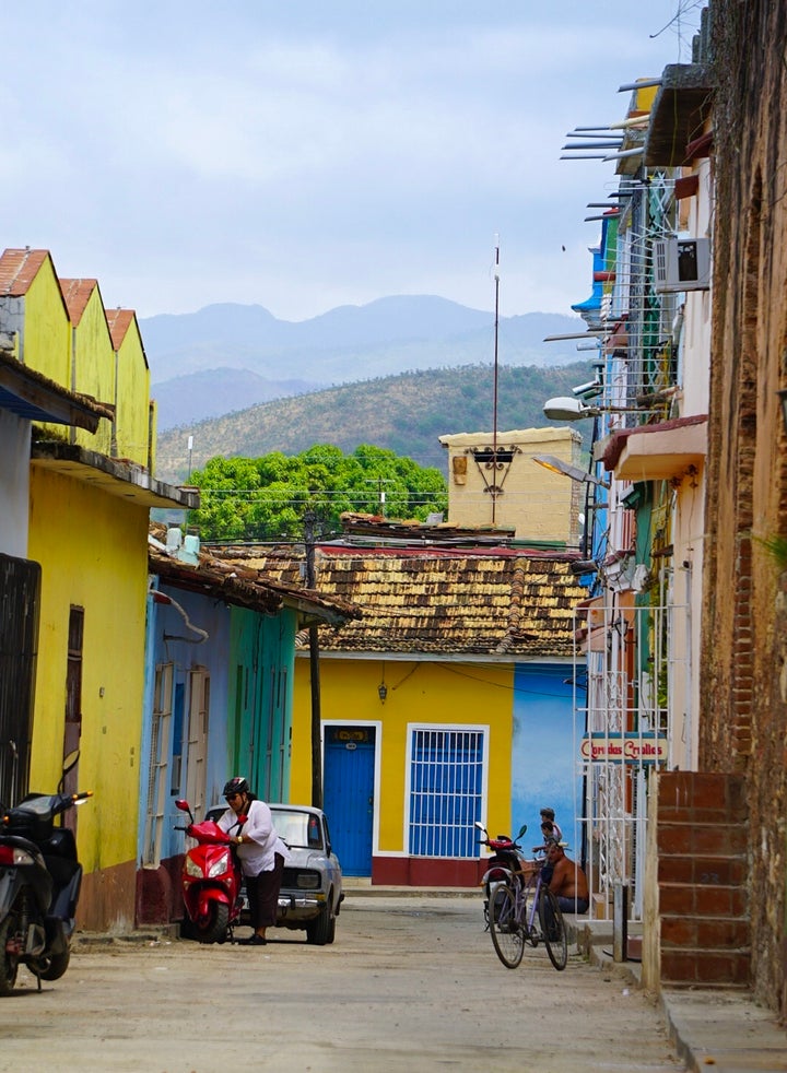 The buildings in Trinidad are some of the most colorful you will ever see