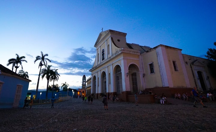 Twilight in Trinidad is picture perfect