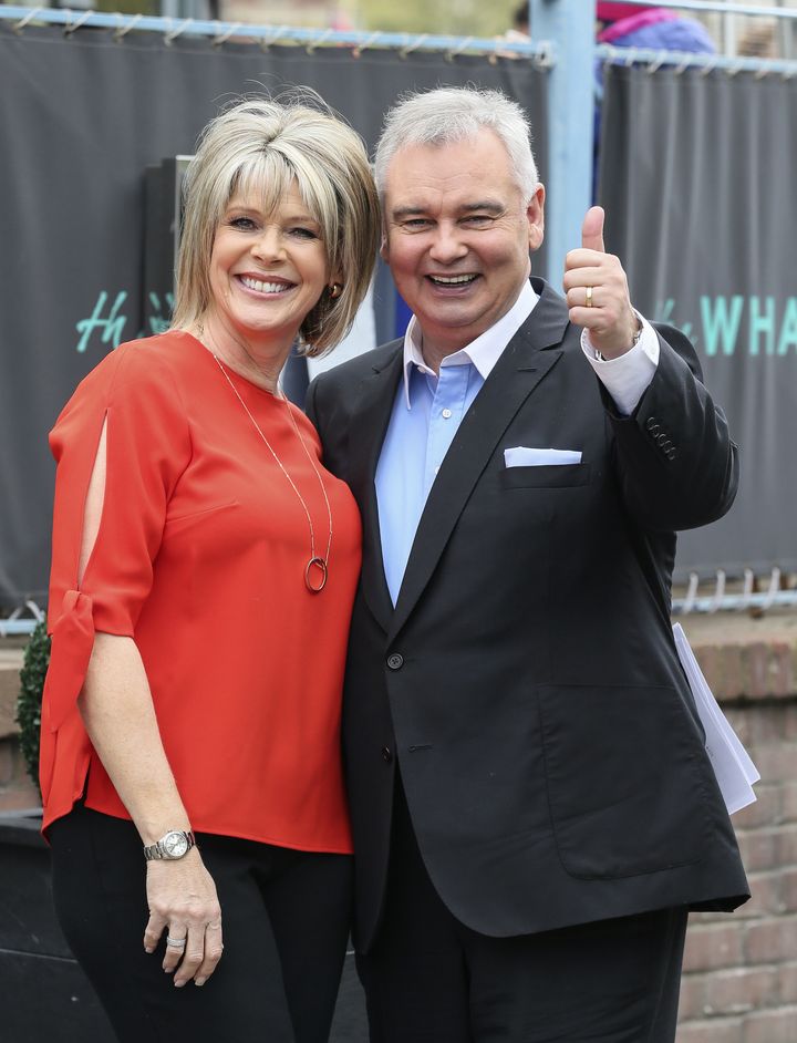 Satisfied: Ruth Langsford and Eamonn Holmes
