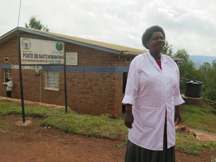 Nurse Euphrasie Mukanturo, working for OneFamilyHealth. 