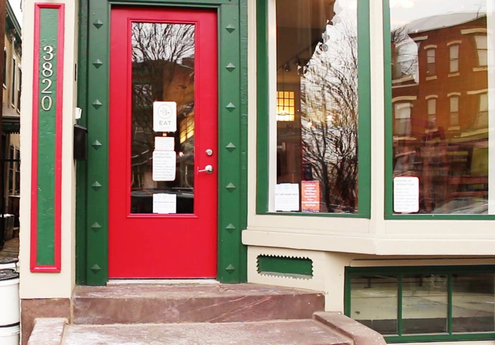 Located in West Philadelphia, EAT Café is housed in a three-story townhouse that had been uninhabited for about 30 yea