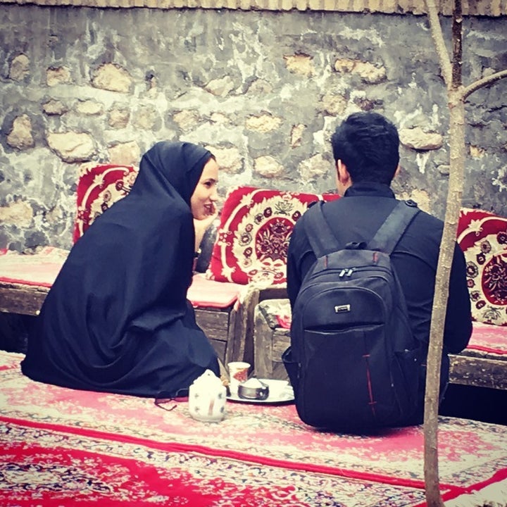 Occupying the public sphere in Iran.