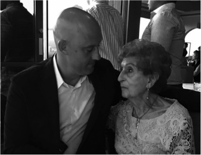 Dr. Eliah Aronoff-Spencer and his grandmother, Beatrice