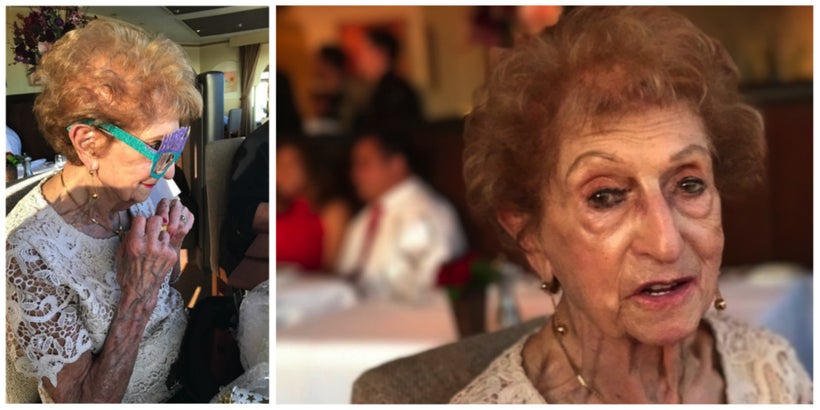 Beatrice celebrating her 99th birthday