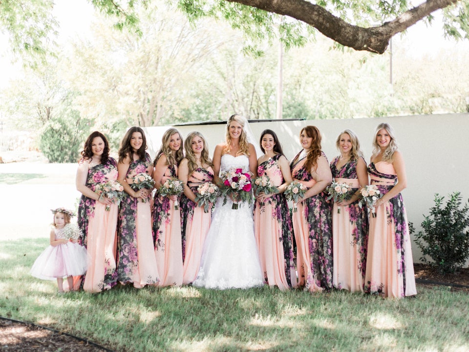 Floral bridesmaid sales dresses uk