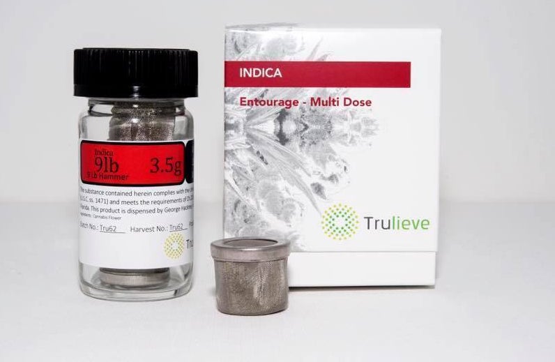 Trulieve’s “9 lb hammer” Entourage product.