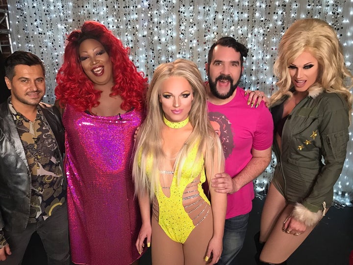 Nick San Pedro, Lady Red Couture, Derrick Barry, Jonny McGovern and Nebraska Thunderf*ck on Hey Qween