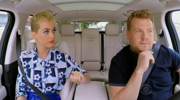 Katy Perry tells it like it is to James Corden