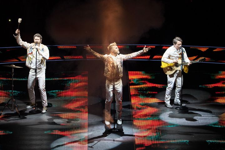 Take That performing earlier this month 