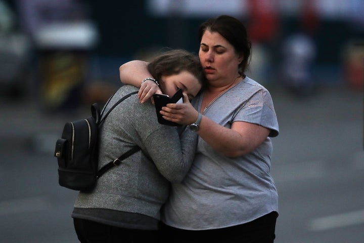 The blast took place outside the famous concert hall, the largest indoor arena in Europe, near the box office, just after the show ended.