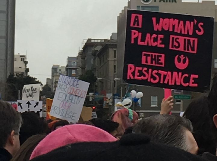 Women’s March in San Francisco January 21, 2017