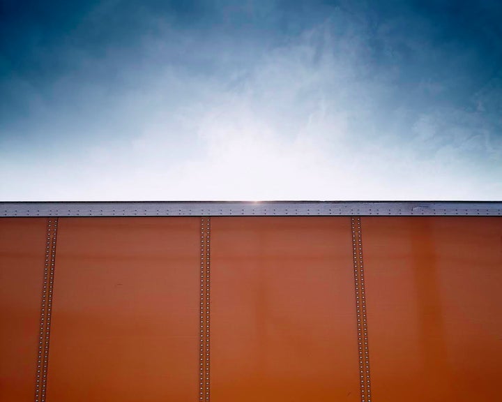 <p> Sparky Campanella, <em>Waterworks Drive</em> (2014), 4 x 5 camera color photograph, 40 x 50 inches</p>
