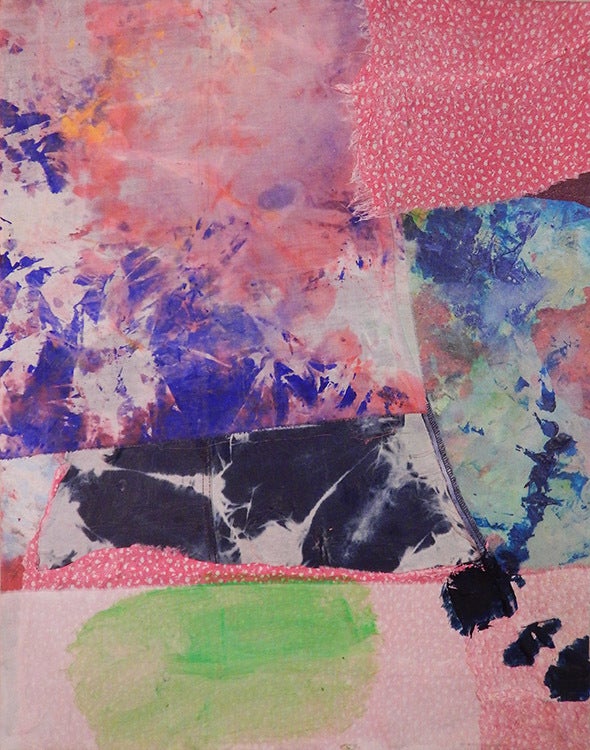 <p> Mark Sharp, <em>Untitled 2217</em> (2016), mixed media on canvas, 28 x 24 inches</p>