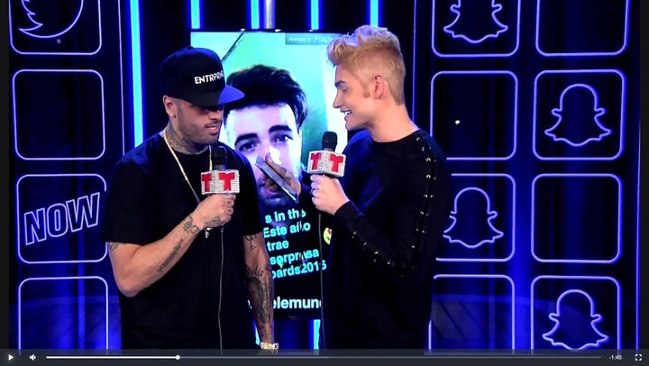 <p>Tagboard Snapchat Broadcast Display- 2016 Latin Billboard Awards</p>