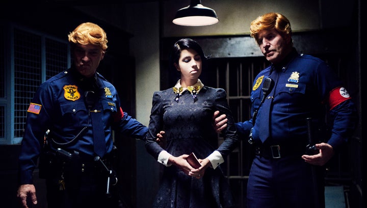 From Pussy Riot's music video, "<a href="https://www.youtube.com/watch?v=s-bKFo30o2o" target="_blank">Make America Great Agai