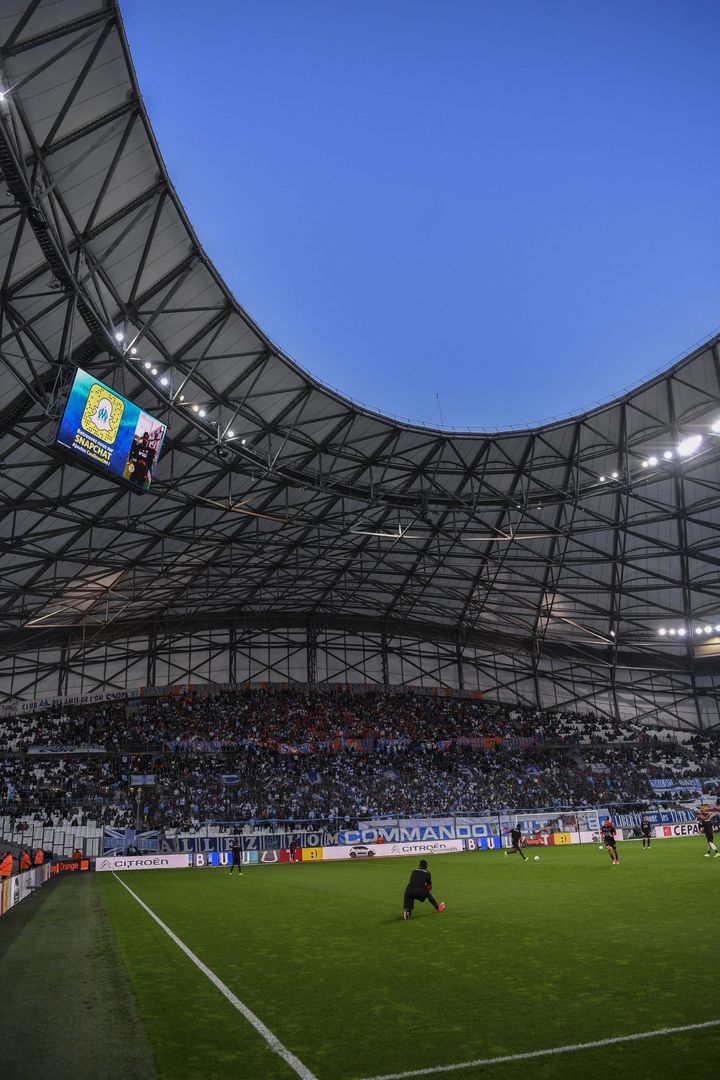 <p>Tagboard Snapchat Stadium Display- Olympique de Marseilles vs. Nice</p>