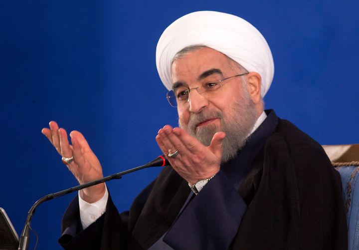 Responding to criticism of Iran from Trump, Rouhani said stability could not be achieved in the Mideast without Tehran's help. May 22, Tehran.