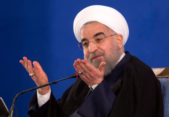 Responding to criticism of Iran from Trump, Rouhani said stability could not be achieved in the Mideast without Teh