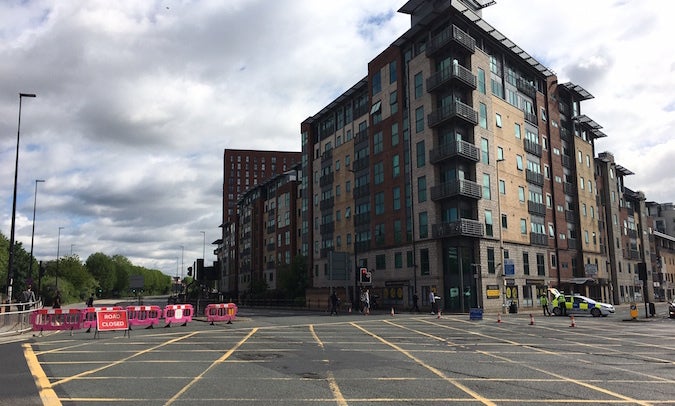 Author’s street corner the day following the attack. Photo credit Sarah Illingworth (2017)