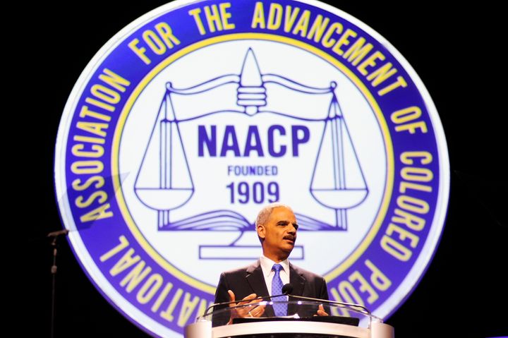 Former U.S. Attorney General Eric Holder speaks at the annual convention of the National Association for the Advancement of Colored People (NAACP) in Orlando July 16, 2013.