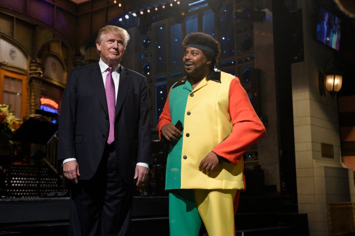 Donald Trump hosting "SNL" on Nov. 7, 2015.