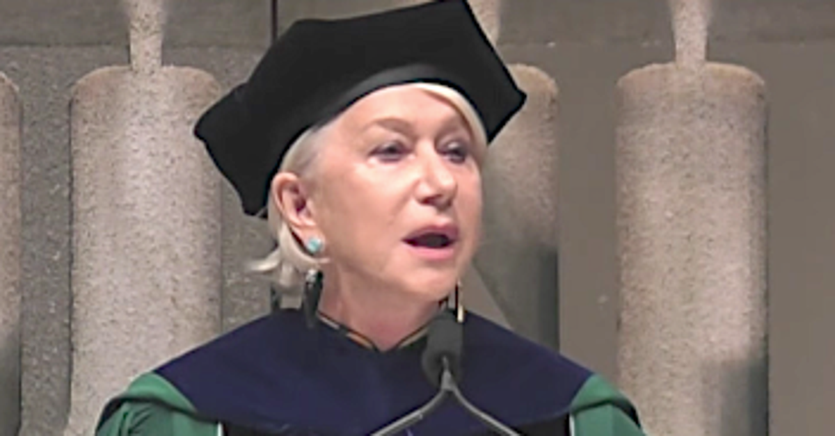 Helen Mirren Zings Donald Trump In Most Badass Commencement Speech Of