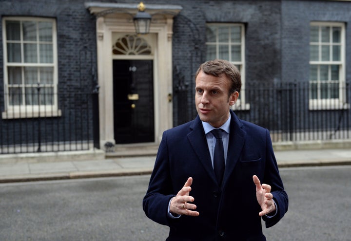<strong>Arsene Wenger said Emmanuel Macron was 'really impressive'.</strong>