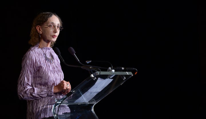 Author Joyce Carol Oates at the New York Public Library, October 17, 2013.