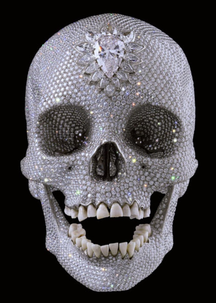 Damien Hirst’s diamond incrusted skull (Skull Star Diamond, 2007) is the pinnacle of ‘luxury art’ in the 21st century.