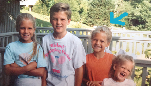 <p>Rankin McGugin with her siblings circa the early 1990s.</p>