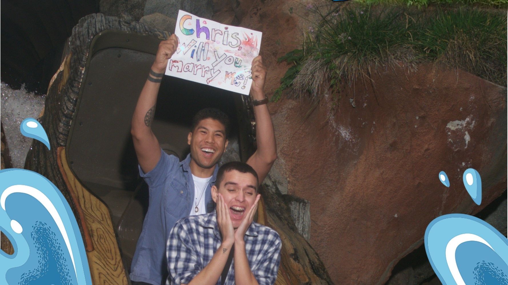 This Couple's Splash Mountain Proposal Is A Disney Fantasy Come True.