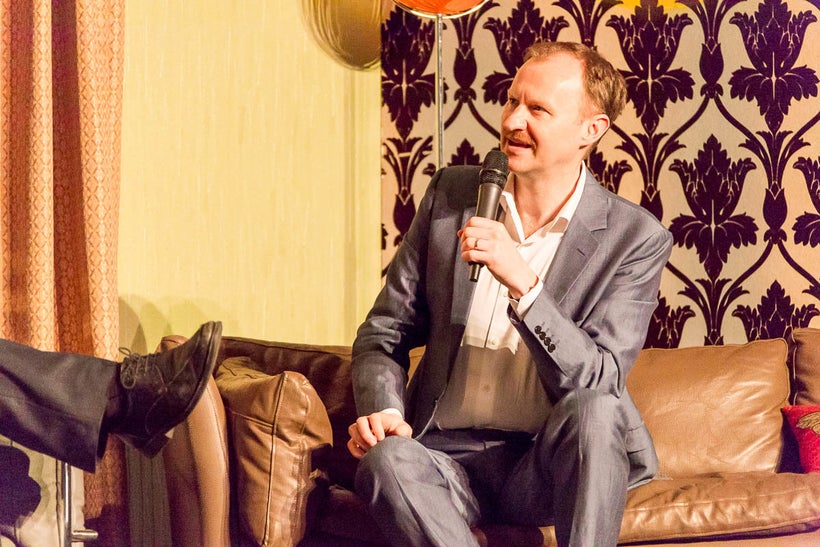 <strong>Mark Gatiss deduces that the game is a foot (literally)</strong>