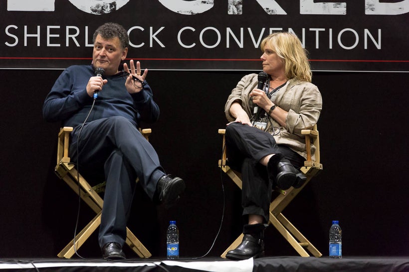 <strong>Steven Moffat & Sue Vertue</strong>