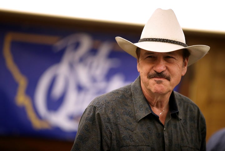 Montana Democrat Rob Quist speaks to supporters earlier this week in Great Falls. His hard-fought House campaign fell short of victory on Thursday.