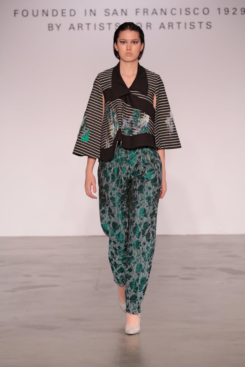 Amy Hsu Tzu Chen (BFA Fashion Design) and Xiaowen Wendy Zhang (BFA Knitwear Design)