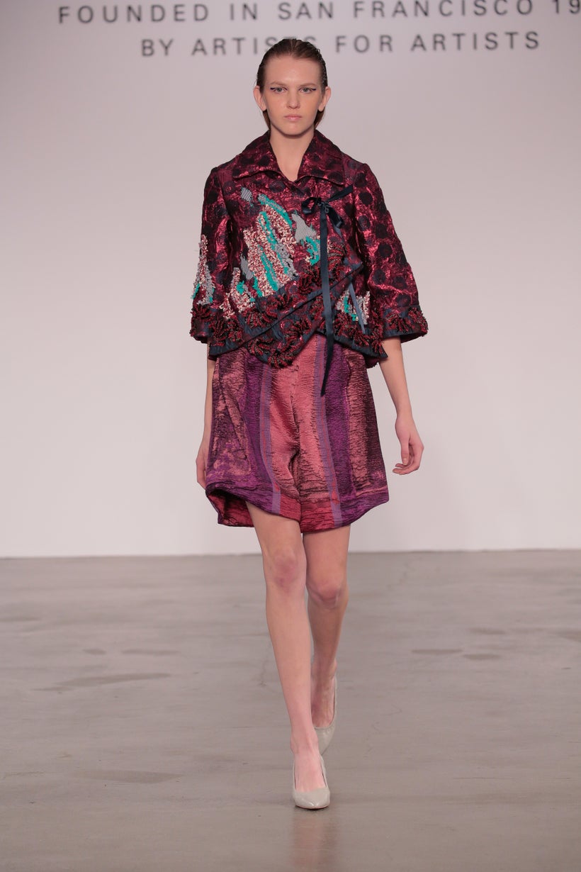 Amy Hsu Tzu Chen (BFA Fashion Design) and Xiaowen Wendy Zhang (BFA Knitwear Design)