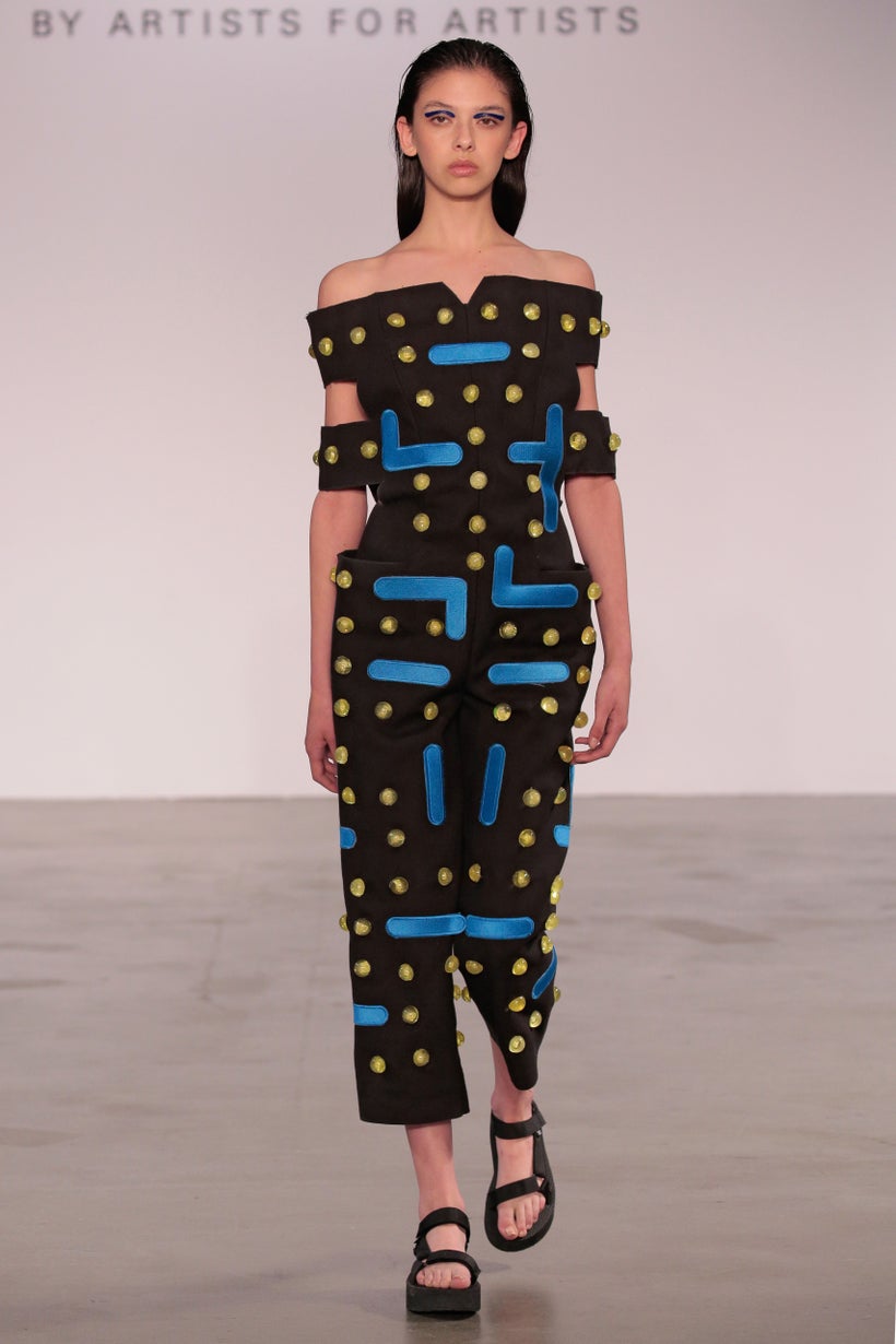 Jeanne Marie Sanguinetti (BFA Fashion Design) and Ryan Hsiang (BFA Jewelry & Metal Arts)