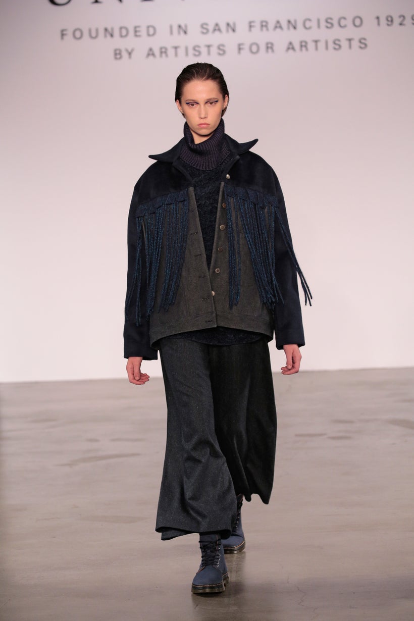 Amanda Velasquez (BFA Fashion Design) and Shanice Ashley Green (BFA Knitwear Design)
