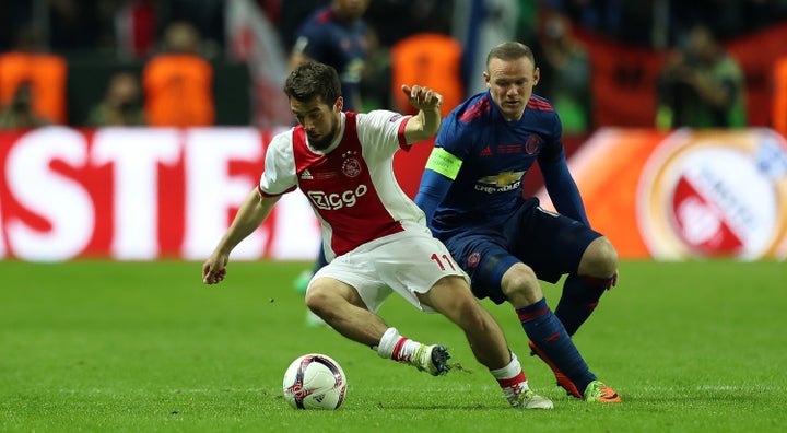 Manchester United's Wayne Rooney during last night's match against Ajax