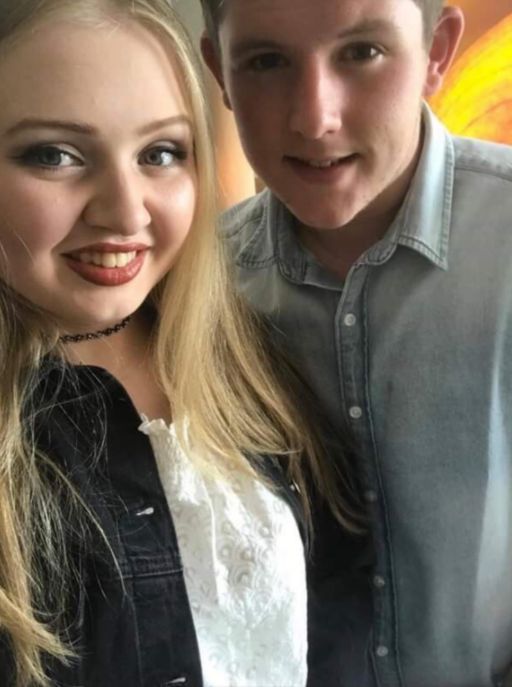 Chloe Rutherford, 17, and Liam Curry, 19, were both killed in the blast on Monday 