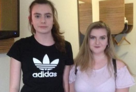 Eilidh (right) and her friend Laura MacIntyre travelled to Manchester together to attend the concert. Laura remains seriously ill in hospital 