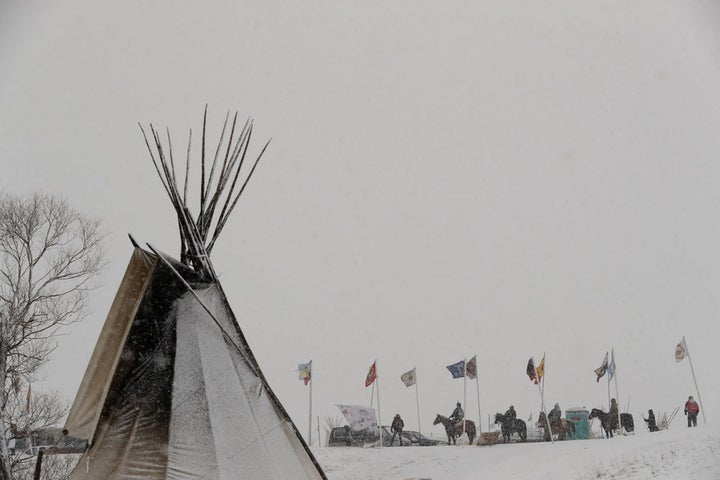 Environmental destruction is a negative externality to be isolated and managed. Here, Native Americans at Standing Rock defe