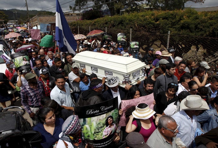 Berta Caceres is one of the many environmental activists murdered in Latin America.
