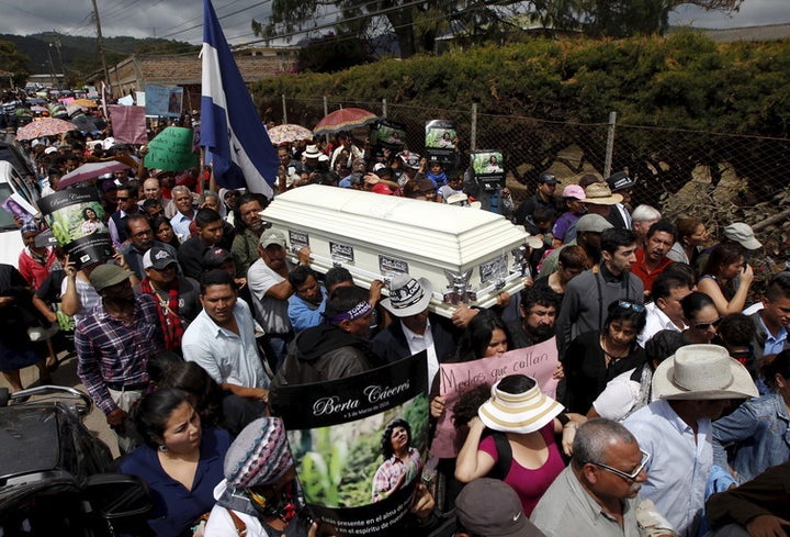  Berta Caceres is one of the many environmental activists murdered in Latin America. 