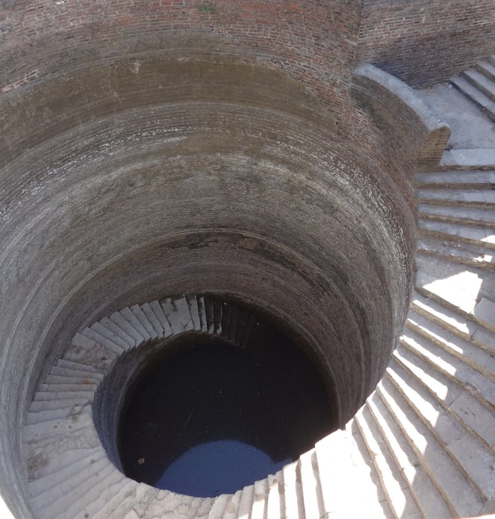 <p>Helical Vav, Champaner, Gujarat, c.16th c.</p>